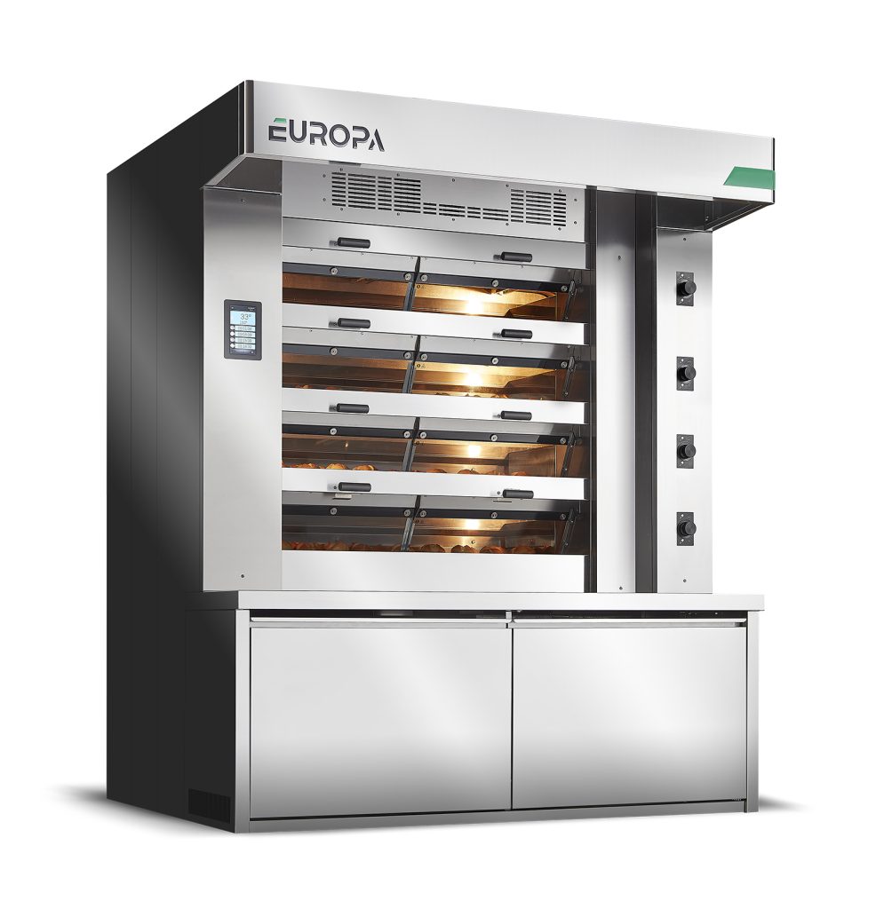 Europa 'Da Vinci' four deck steam tube oven